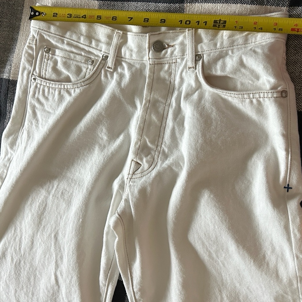 Brand New Imogene + Willie Edie Cream Selvage Denim, fits like size 26/27 - Picture 10 of 12